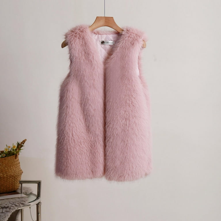 girls faux fur jacket, girls clearance