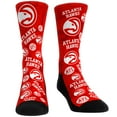 thumbnail image 3 of Men's Rock Em Socks Red Atlanta Hawks All-Over Logo Boxer Briefs & Crew Socks Combo Pack, 3 of 3