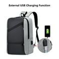 thumbnail image 4 of Beautynvta Laptop Backpack for Men, Waterproof Anti-Theft USB Charging Business Bag for Commuting, Travel & Outdoor, Gray, 4 of 8