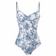 thumbnail image 4 of Traje de baño para mujer Traje de baño de una pieza Bikini con cordones Traje de baño Falda larga Conjunto de dos piezas de gasa OAVQHLG3B Store  lin121212, 4 of 4