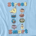thumbnail image 2 of Sesame Street Street Smart Unisex Adult T Shirt (Medium) Light Blue, 2 of 6