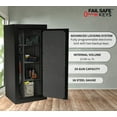 thumbnail image 4 of Canadian Shield Safe | Granite Series 55" Tall Gun Safe With Electronic Lock & Fire Rated Protection (24 Gun Capacity) | SA5525INS-BD, 4 of 12