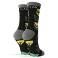 thumbnail image 2 of Oooh Yeah Women's Colorful Funny Socks, Fashion Cotton Socks, Talk Nerdy, One Size, 2 of 4