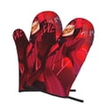 thumbnail image 2 of Hazbin Hotel Alastor Radio Demon Microwave Gloves Anti Scalding Heat Resistant Oven Mitts Set Of 2 For Kitchen Cooking Baking Grilling BBQ, 2 of 8