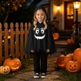 thumbnail image 5 of Gunia Kids Ghost Hooded Cape For Boys Girls 2 Piece Halloween Costumes Cloak Cute Party Dress Up Outfits Poncho, 5 of 9