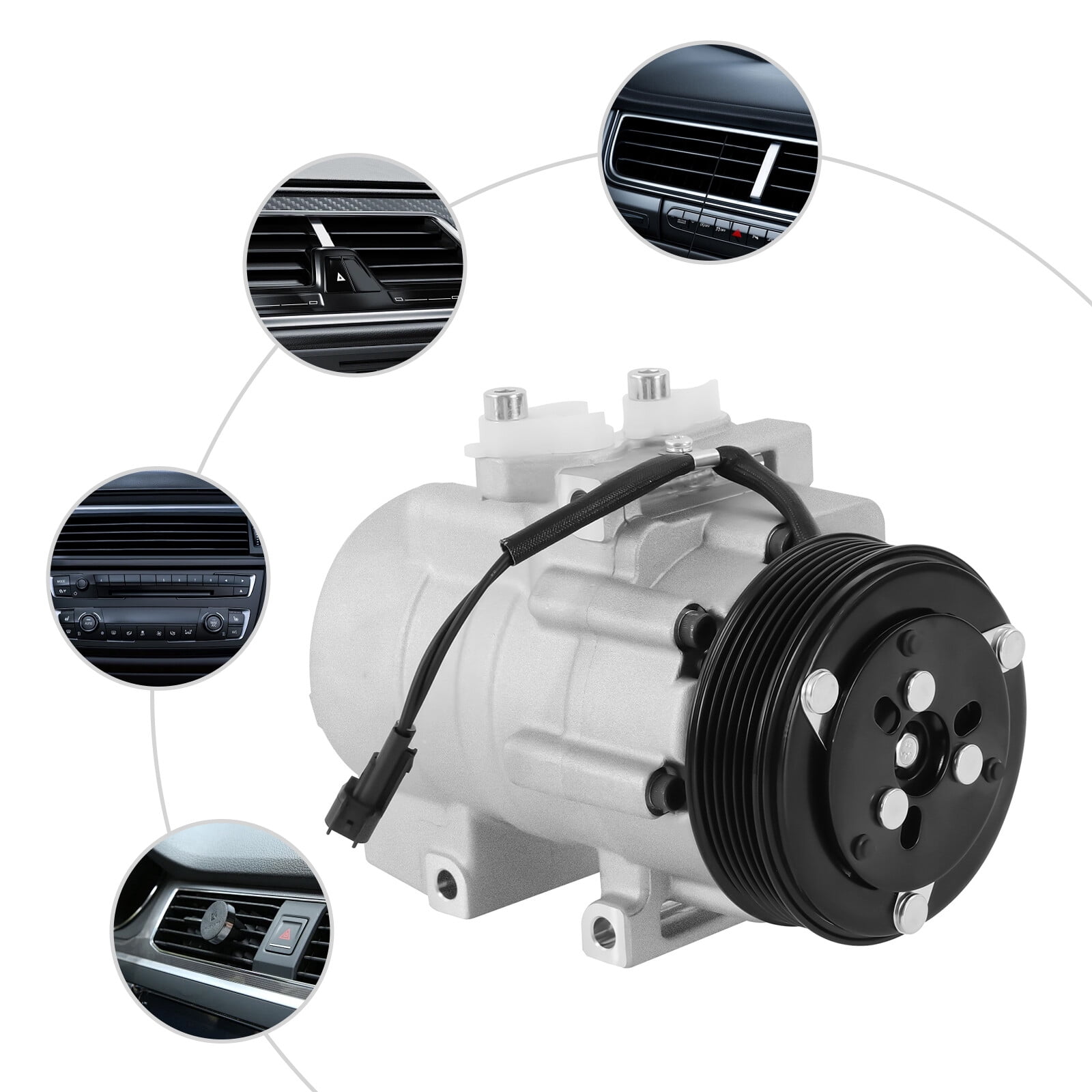 High-quality AC A/C Compressor For Ford Expedition 5.4L 2007-2014 Ford F-150 4.6L 2007-2010