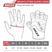 RDX Weight Lifting Gloves Gym Wrist Support Cow Hide Leather Fitness Exercise Bodybuilding Training