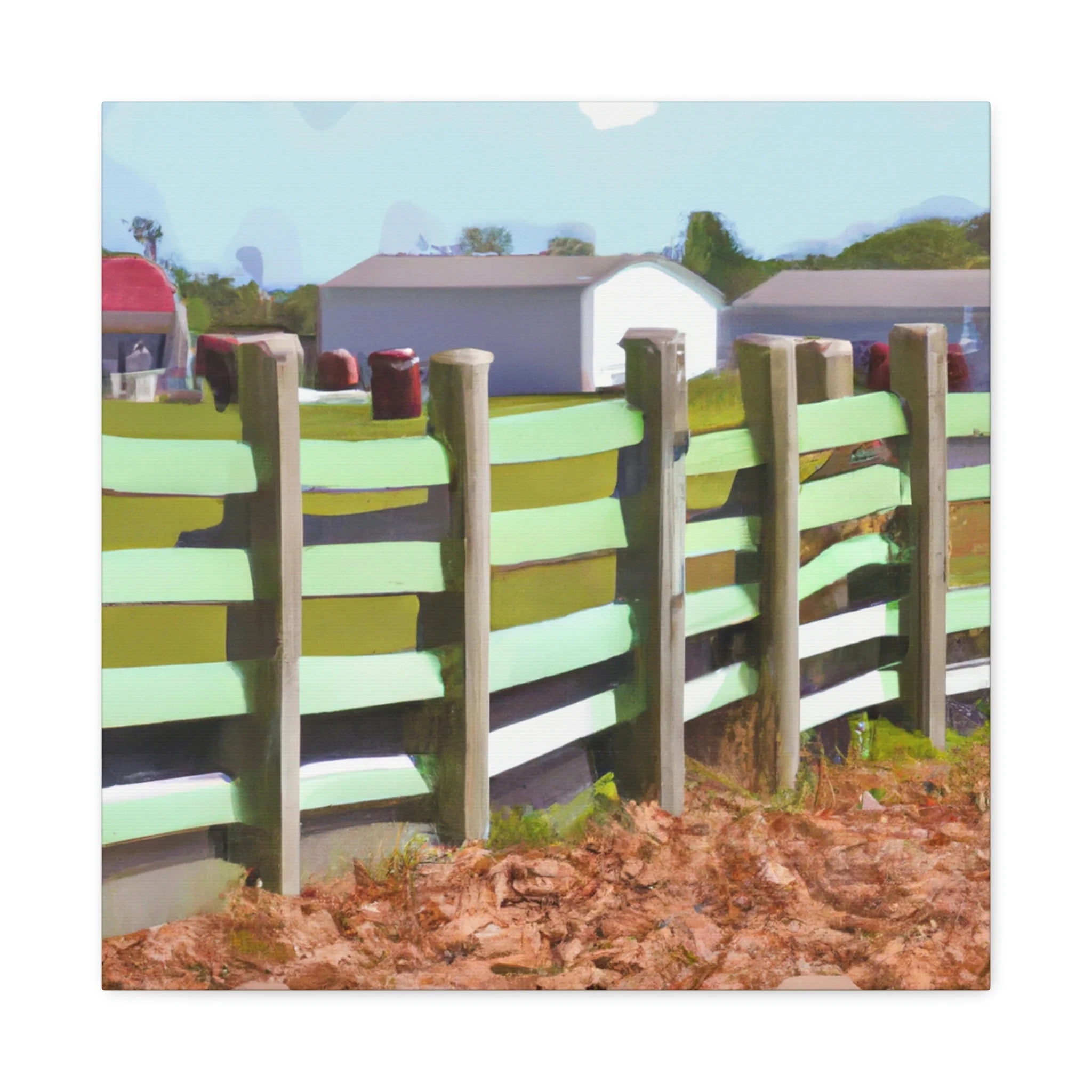 Barnyard Fence Bouquet - Canvas - Walmart.com