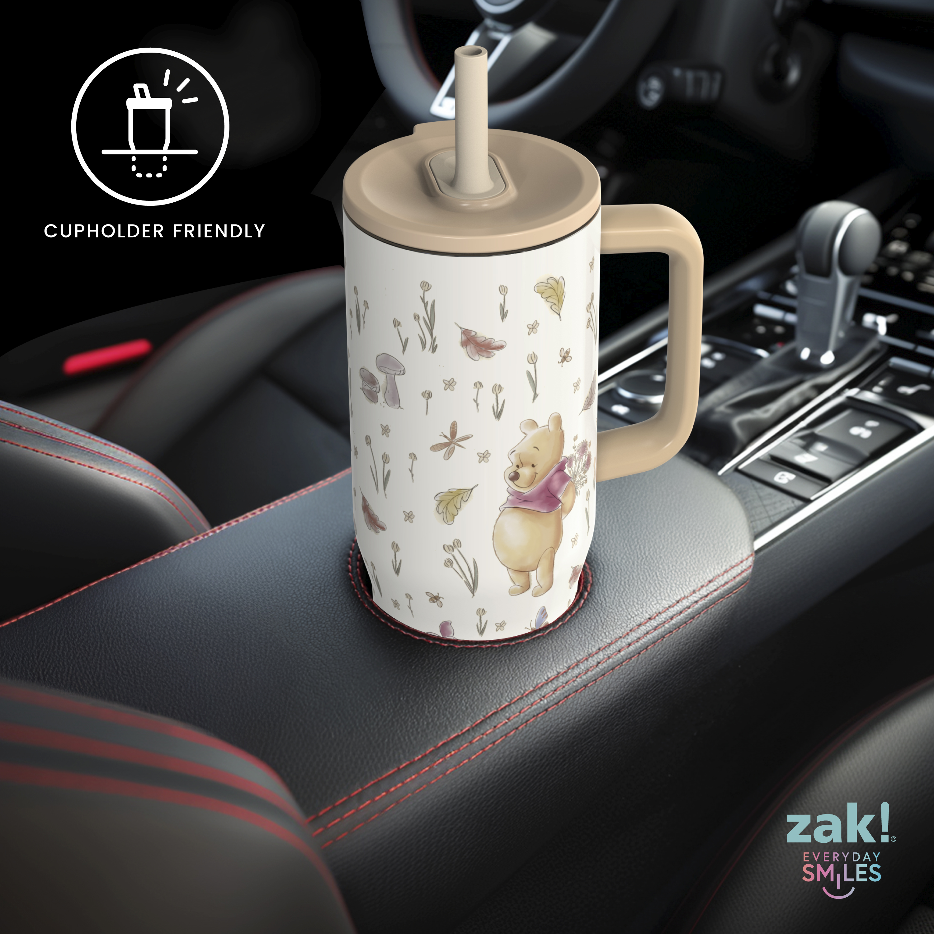 Zak Designs Winnie the Pooh 30 oz Insulated Tumbler photo 5