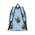 thumbnail image 2 of Yiaed German Shepherd Puppy Print Backpack, Premium Laptop Backpack, Travel Backpack for Women, Lightweight Backpacks, Comfortable Back Pack-Small, 2 of 7