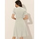 thumbnail image 3 of Vestido elegante para mujer con cuello Peter Pan con volantes Gris XL, 3 of 5