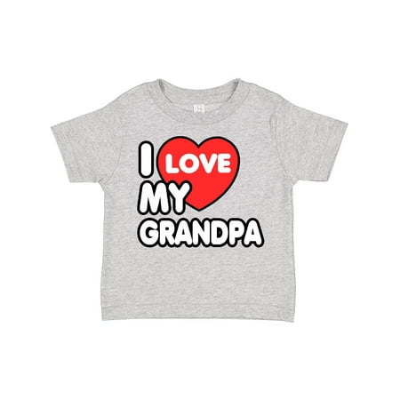 

Inktastic I Love My Grandpa Gift Toddler Boy or Toddler Girl T-Shirt