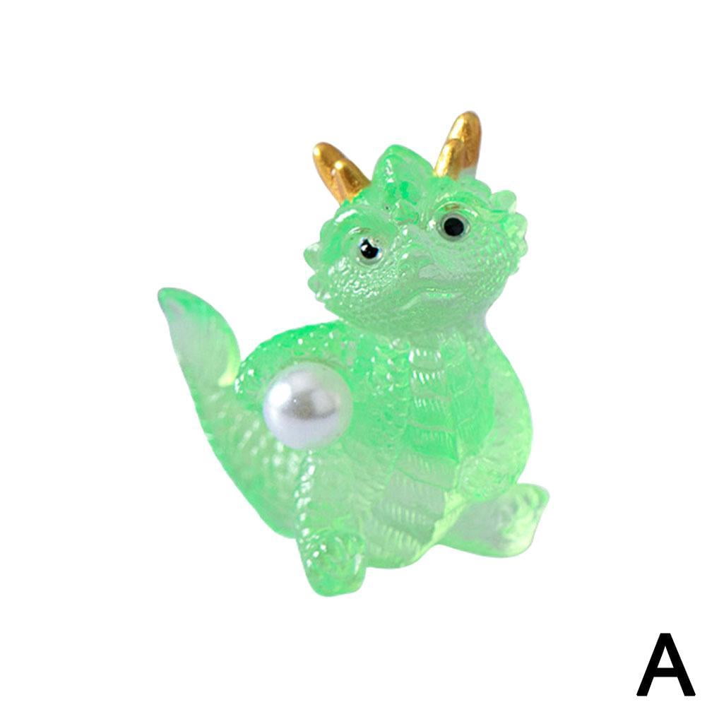 Süße Mini-Drachenfiguren Aus Kunstharz – Bunte Fengshui-Deko Fürs Jahr Des Drachen 2024