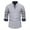 Gray, variant on Honeeladyy Men's Color Matching Shirt Long Sleeved Lapel Button Casual Top/shirt Blouse