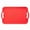 Red, variant on Textured Cafeteria Tray with Handles, Red - Small