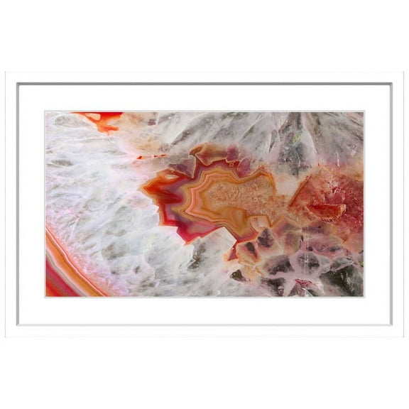 "Sand Layers" Framed Painting Art Print, 18" x 1.5"