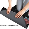 thumbnail image 3 of Pioneer Flower Floral Print Pattern Hot Yoga Mat Towel Non Slip for Hot Yoga - Quick-Drying Yoga Mat Cover with 4 Corner Pockets with Travel Bag - Hot Yoga Towel Non Slip 70"x26", 3 of 6