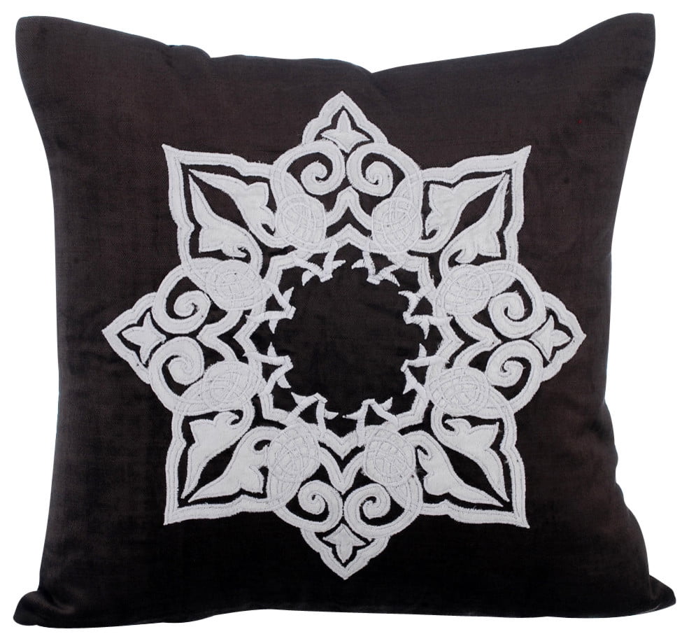 Euro Pillow, Charcoal Gray Euro Pillowcases 26x26 inch (65x65 cm