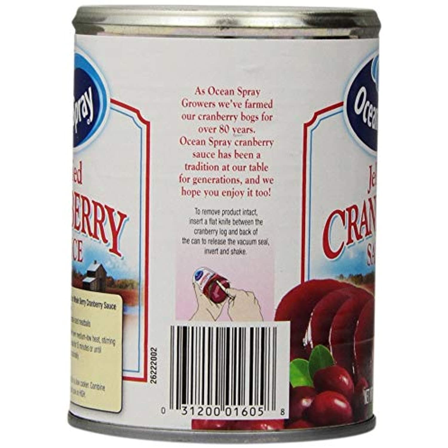 Ocean Spray Jellied Cranberry Sauce, 14 Oz, 3 Pk