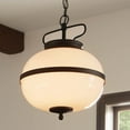 thumbnail image 6 of 52478BKT Kichler Lighting Opal - 2 Light Pendant In Homestead Style-15.25 Inches Tall and 12.25 Inches Wide-Textured Black Finish    -Traditional, 6 of 9