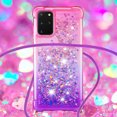 thumbnail image 4 of Funda para Samsung Galaxy S20 Plus 5G Brillantina Líquida Divertida Reluciente y con Cristales en Movimiento Cuerpo Cruzado con Cordón Ajustable, 4 of 5