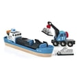 thumbnail image 2 of Brio World - 33534 Envío de contenedores y Crane Wagon | Accesorio de juguete de tren de 4 piezas para niños A Brio Brio, 2 of 2