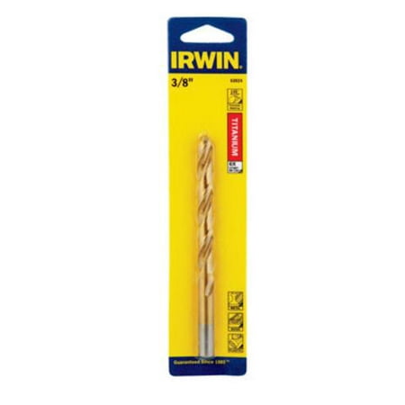 

Irwin Irwin 63924 Titanium Nitride Coated Hss Drill Bit 3/8