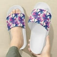 thumbnail image 3 of Psesaysky Coconut Tree Slide Sandals for Ladies Girls Fashion Comfortable Beach Sandals Flip Flops Size 6-13.5, 3 of 4