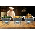 thumbnail image 2 of VEZEE Chafing Dish Buffet 42-Piece Serving Kit with Fuel, Racks, Aluminum Pans, Utensils & Lighters, 2 of 10
