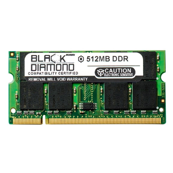 512MB Black Diamond Memory Module for HP Pavilion Notebooks zv5000z Series DDR SO-DIMM 200pin PC3200 400MHz Upgrade