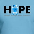 thumbnail image 3 of CafePress - Blue Ribbon Hope Fitted T Shirt - Fitted T-Shirt, Vintage Fit Soft Cotton Tee, 3 of 4