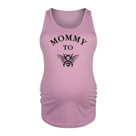 

Bloom Maternity - Mommy To Bee - Women s Maternity Graphic Tank Top