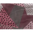 thumbnail image 4 of oneOone Georgette Viscose Pink Fabric Dot|Check & Triangle Geometric Quilting Supplies Print Sewing Fabric By The Yard 42 Inch Wide, 4 of 4