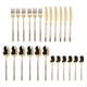 thumbnail image 2 of Juego De Cubiertos De Acero Inoxidable De 24 Piezas, Juego De Cubiertos Con 6 Tenedores, 6 Cucharas, 6 Cortadores, 6 Cucharas De Postre, Apto Para Lavavajillas Para El Hogar,, 2 of 7