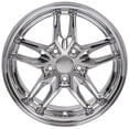thumbnail image 2 of New 17 inch Chrome Wheel for 88-96 Chevrolet Corvette Stingray Chrome Rim, 2 of 5