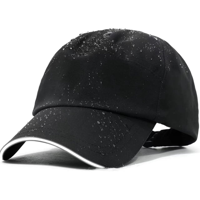 HNMKIU Chapeau de Visière de Performance Sportive Extérieur Protection Solaire Chapeau de Baseball Ajustable pour Randonnée Cyclisme Course Tennis et Activités Toutes Saisons Design Aquatique 02_noir, Taille Unique