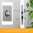 thumbnail image 4 of AURARMLET 1Pc Silver Stainless Steel Door Hinge for Home Use Sturdy Rotation Pivot Hinge, 4 of 7