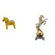 thumbnail image 1 of Escultura de caballo Dalecarlian, figura coleccionable de resina, adorno artesanal para estantería, entrada, armario, centro de mesa, estante, sala de, 1 of 8