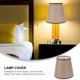 thumbnail image 2 of Elegante pantalla de tela para lámpara de mesa con casquillo E27, ideal para decoración del hogar e interiores modernos., 2 of 8