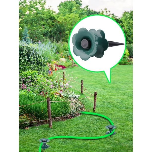 Watering Water Pipe Hose Guide Spike For Garden Lawn Gardening