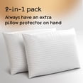 thumbnail image 2 of Protectores de almohada Niagara Sleep Solution tamaño queen (paquete de 2), 2 of 8