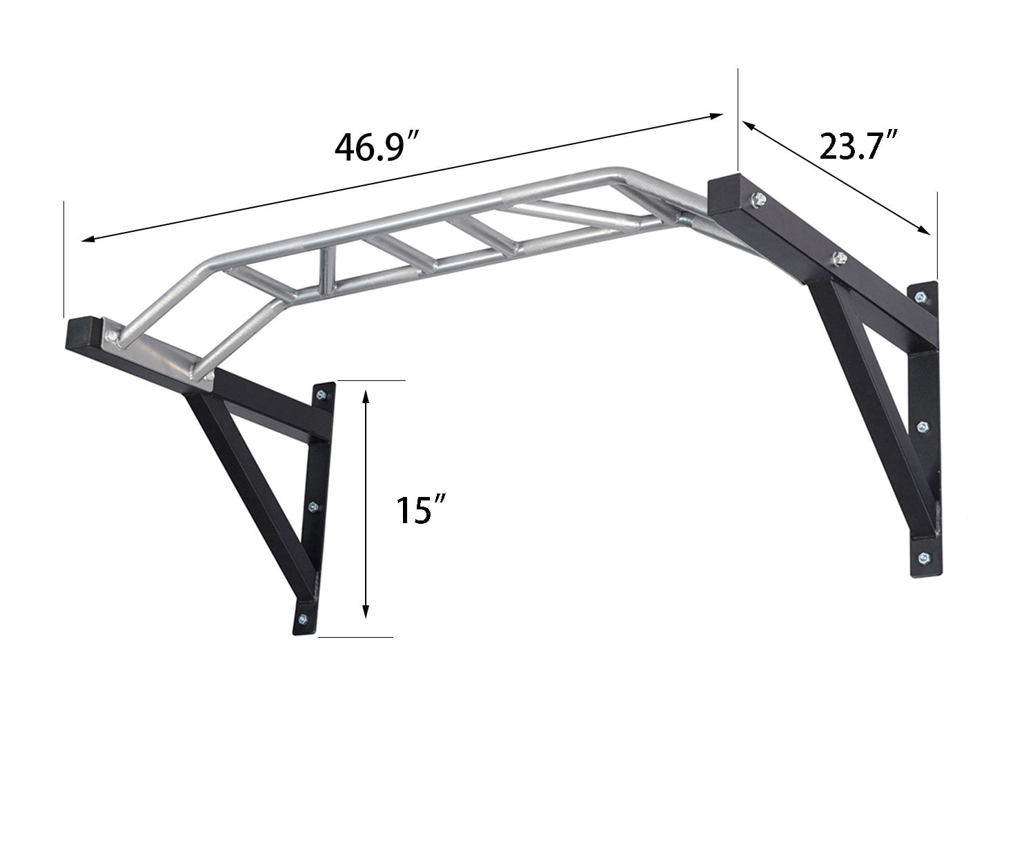 wall mountable pull up bar