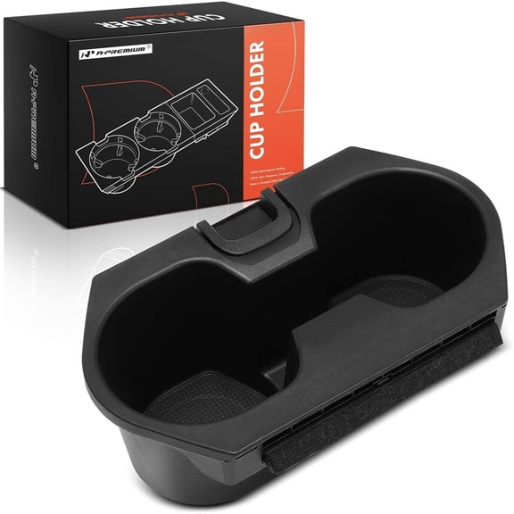 A-Premium Cup Holder Insert Compatible with Honda Civic 2016 2017 2018, Insight 2019 2020 2021, Center Console Armrest, Black, Replace# 83446-TBA-A01ZA, 83446TBAA01ZA