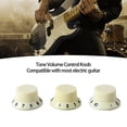 thumbnail image 3 of 3PCS Guitar Knobs,Durable Plastic Tone Volume  Control Knob Replacement For Electric Guitar Bass, 3 of 8