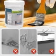 thumbnail image 5 of JLFNYA Transparent Waterproof Glue, Bathroom Caulk, Waterproof Caulk, Transparent Adhesive, Leakage Repair Coating, Shower Caulk, Suitable for Indoor, Outdoor, Bath, Shower, Sink, Window, Wall, 5 of 8