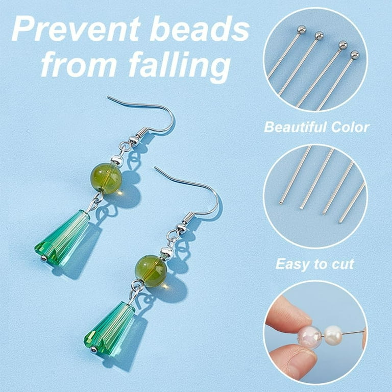 500pcs Ball Head Pins 304 Stainless Steel Jewelry Making Pins 30mm