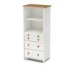 Little Smiley Chest - Pure White & Harvest Maple