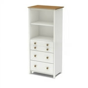 Little Smiley Chest - Pure White & Harvest Maple