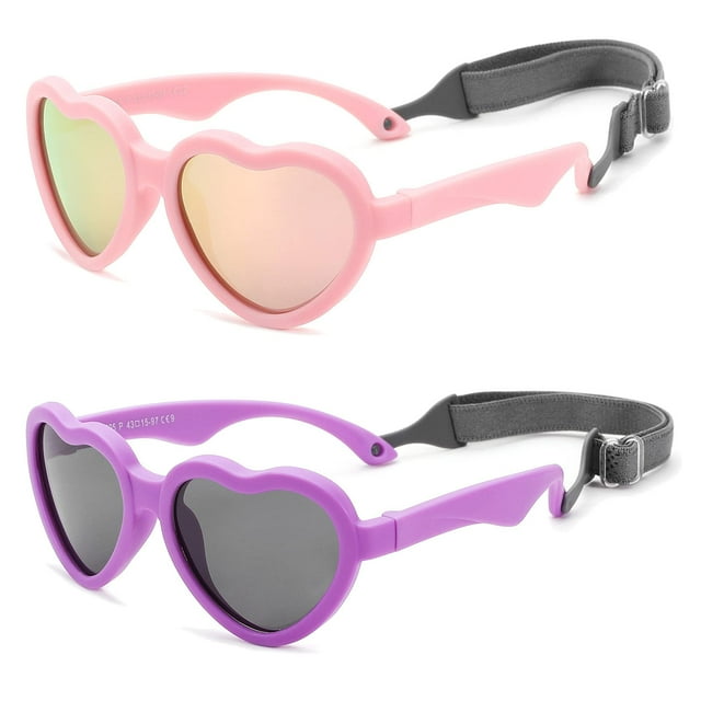 Gafas de Sol COASION para Bebés – Primeras Gafas Polarizadas Irrompibles 0-24 Meses