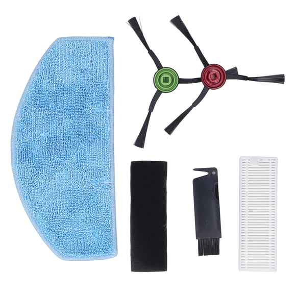 Sweeper Accessories Kit, Washable Sweeper Filter Side Brush Mop Cloth Efficient Easy Installation Reusable for Laresar Evol 3